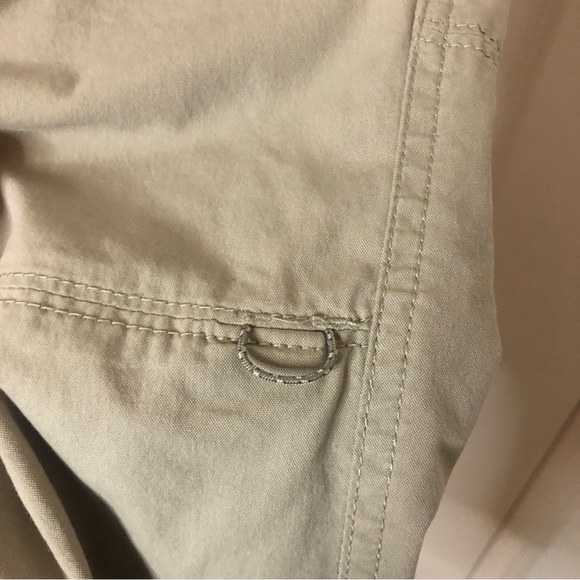 KUHL Spire Tan Roll Up Convertible Pants - wear as Capris or Long Pants Sz: 4 - Picture 5 of 15